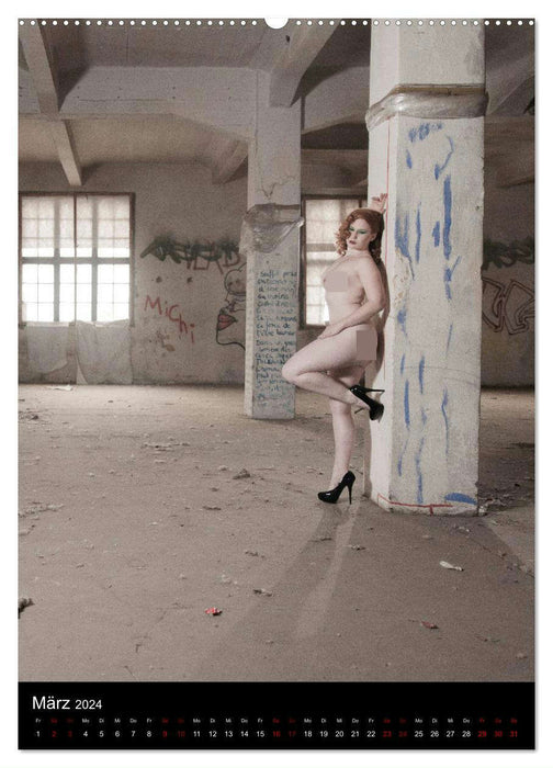 Nude in the Lost Place (CALVENDO wall calendar 2024) 