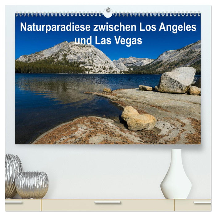 Natural paradises between Los Angeles and Las Vegas (CALVENDO Premium Wall Calendar 2024) 