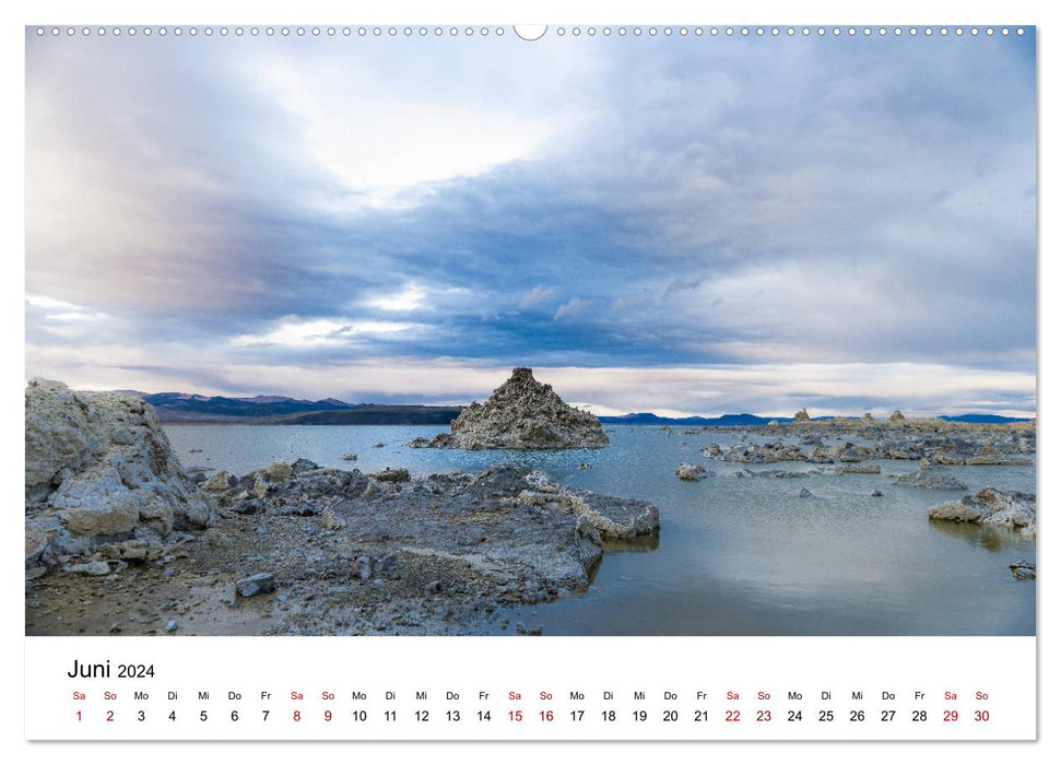 Natural paradises between Los Angeles and Las Vegas (CALVENDO Premium Wall Calendar 2024) 
