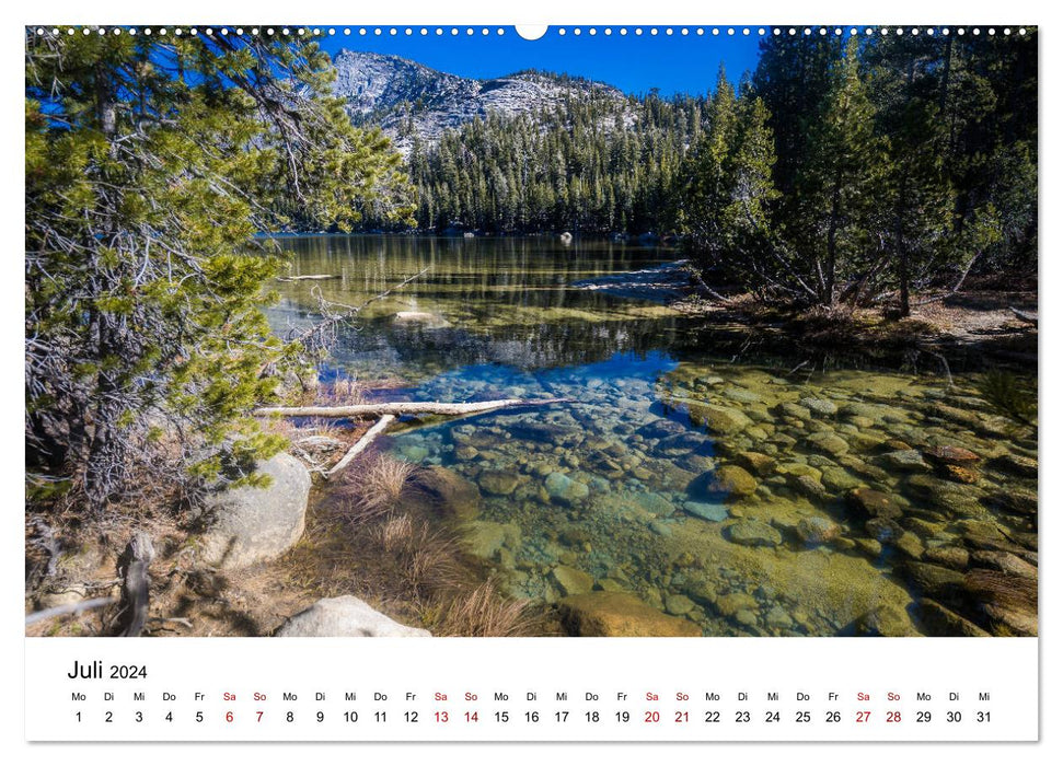 Natural paradises between Los Angeles and Las Vegas (CALVENDO Premium Wall Calendar 2024) 