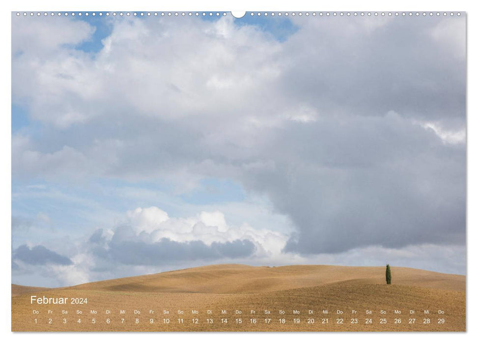 Dream views of Tuscany - light, land, life (CALVENDO Premium Wall Calendar 2024) 