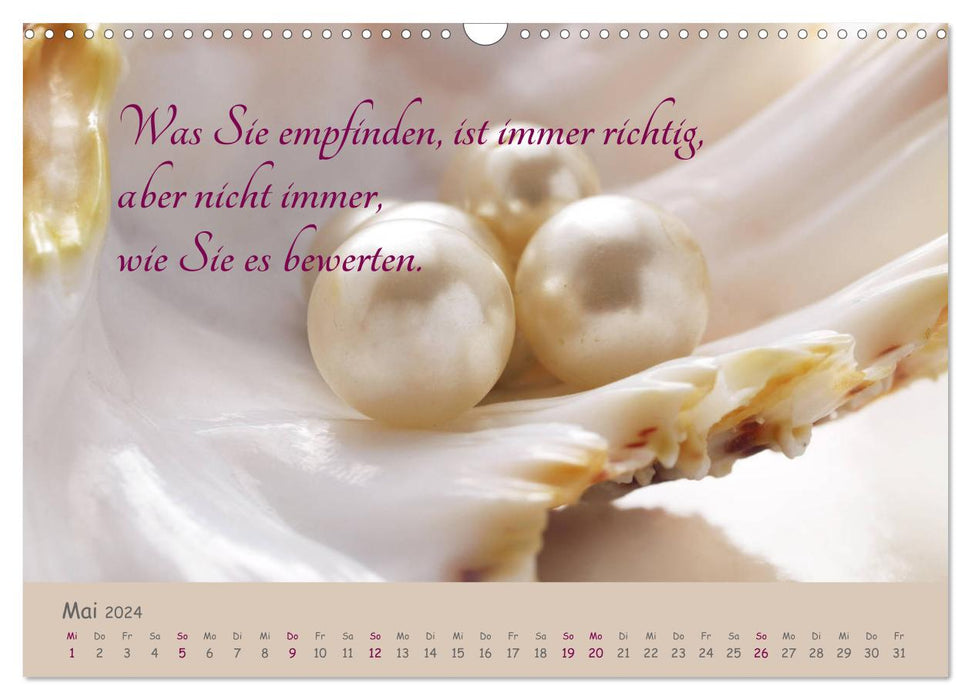 Inner Pearls (CALVENDO Wall Calendar 2024) 