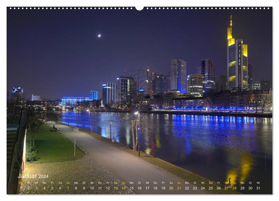 Fascinating Frankfurt - Impressions from the Main metropolis (CALVENDO Premium Wall Calendar 2024) 