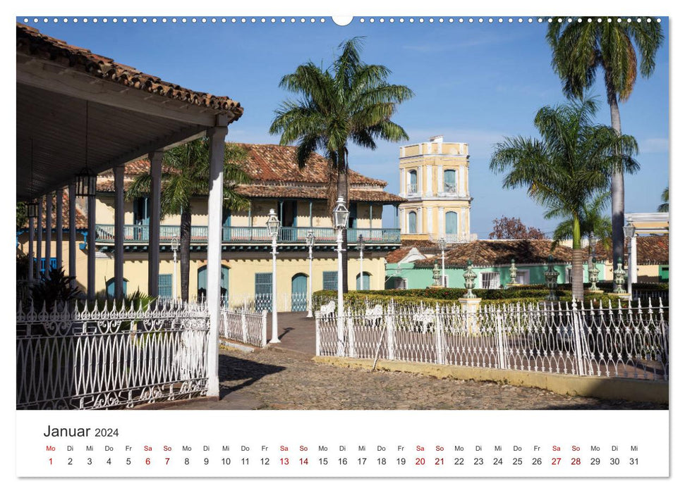 Postcards from Cuba (CALVENDO Premium Wall Calendar 2024) 