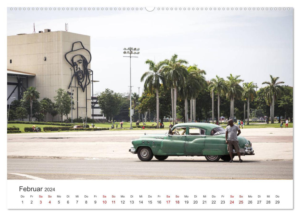 Postcards from Cuba (CALVENDO Premium Wall Calendar 2024) 