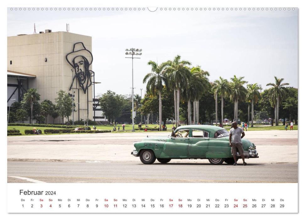 Cartes postales de Cuba (Calendrier mural CALVENDO Premium 2024) 