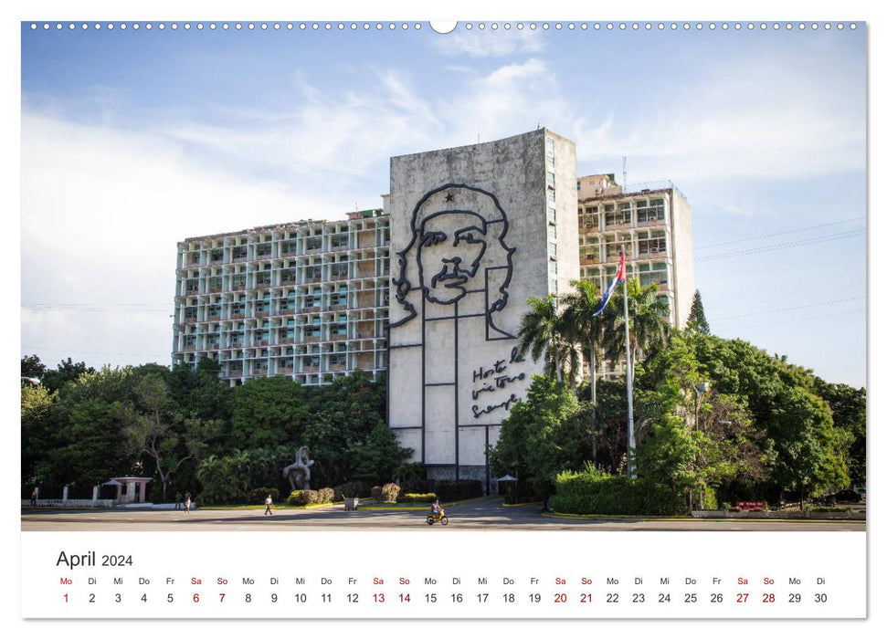 Postkarten aus Kuba (CALVENDO Premium Wandkalender 2024)