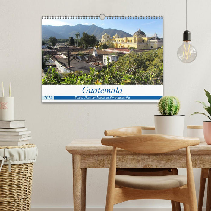 Guatemala - Colorful Heart of the Mayas in Central America (CALVENDO Wall Calendar 2024) 