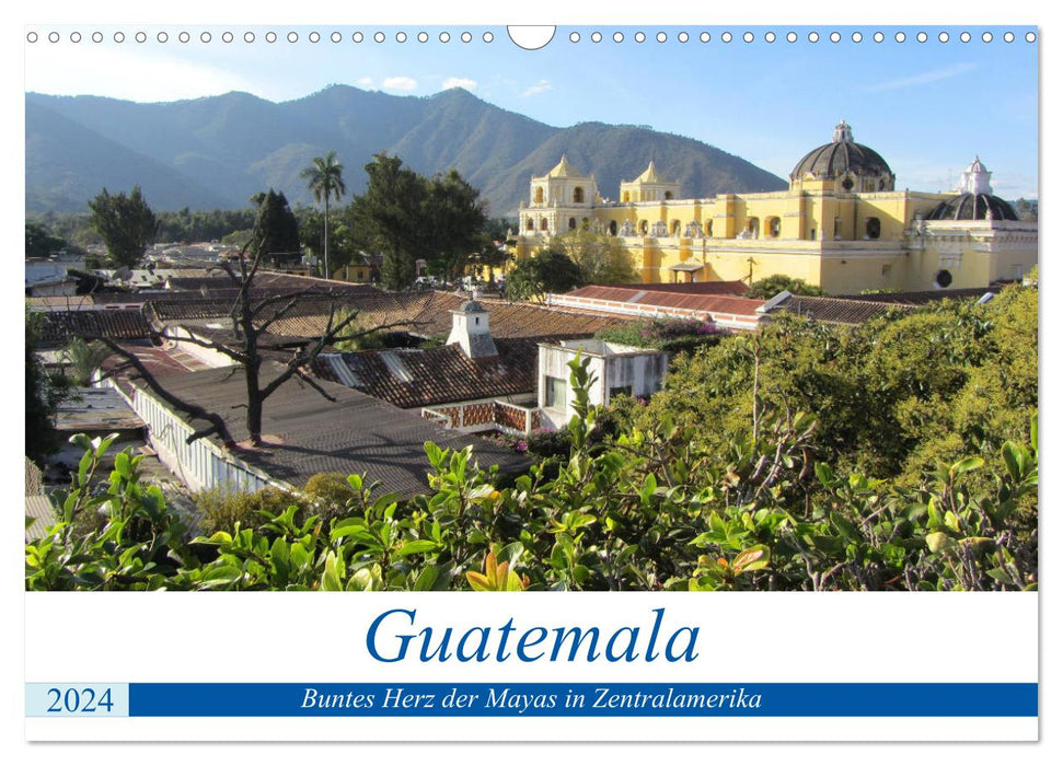 Guatemala – Cœur coloré des Mayas en Amérique centrale (Calendrier mural CALVENDO 2024) 