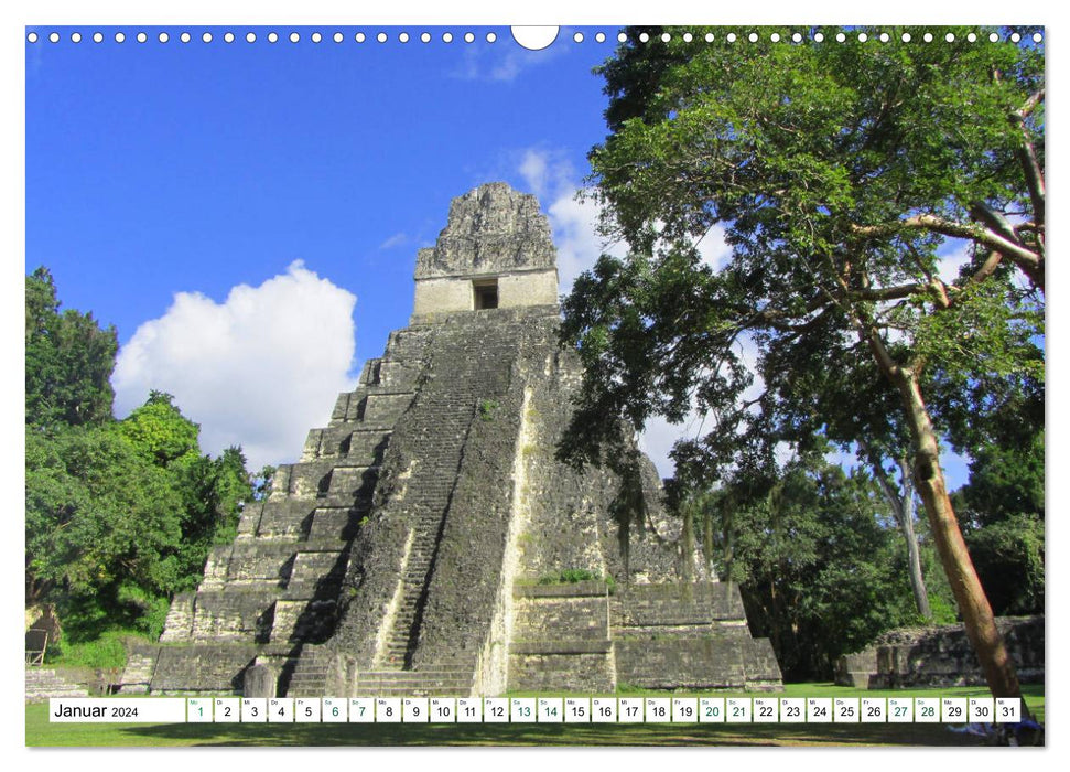 Guatemala - Colorful Heart of the Mayas in Central America (CALVENDO Wall Calendar 2024) 