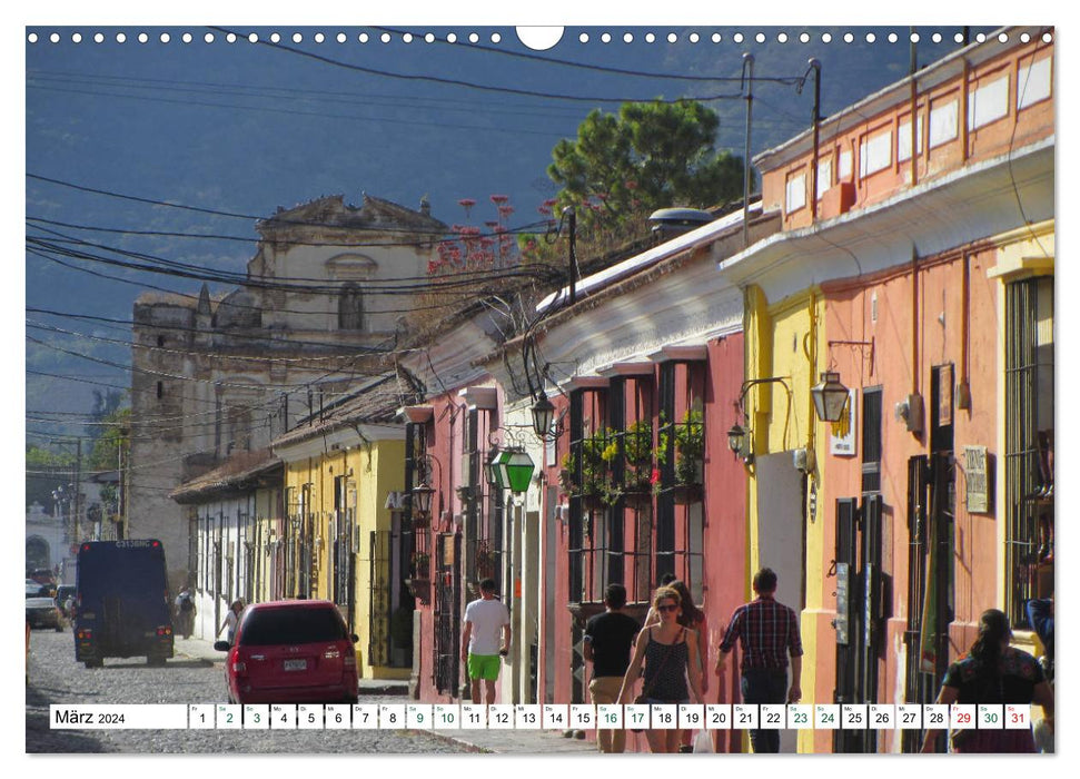 Guatemala - Colorful Heart of the Mayas in Central America (CALVENDO Wall Calendar 2024) 