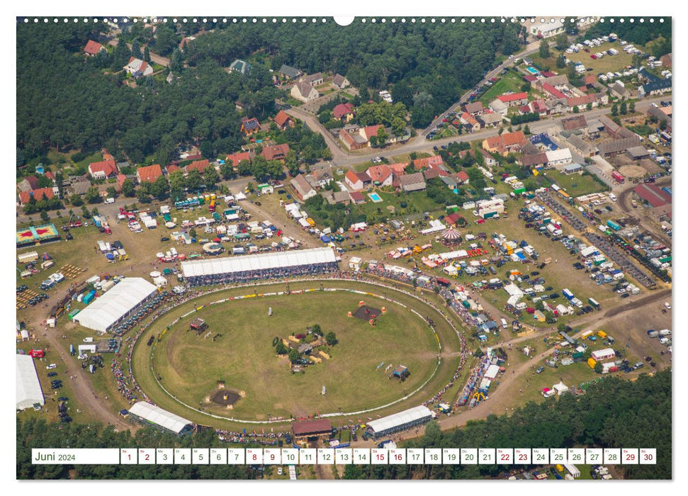 The Fläming from a bird's eye view (CALVENDO Premium Wall Calendar 2024) 