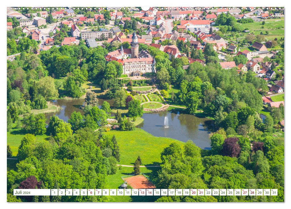 The Fläming from a bird's eye view (CALVENDO Premium Wall Calendar 2024) 