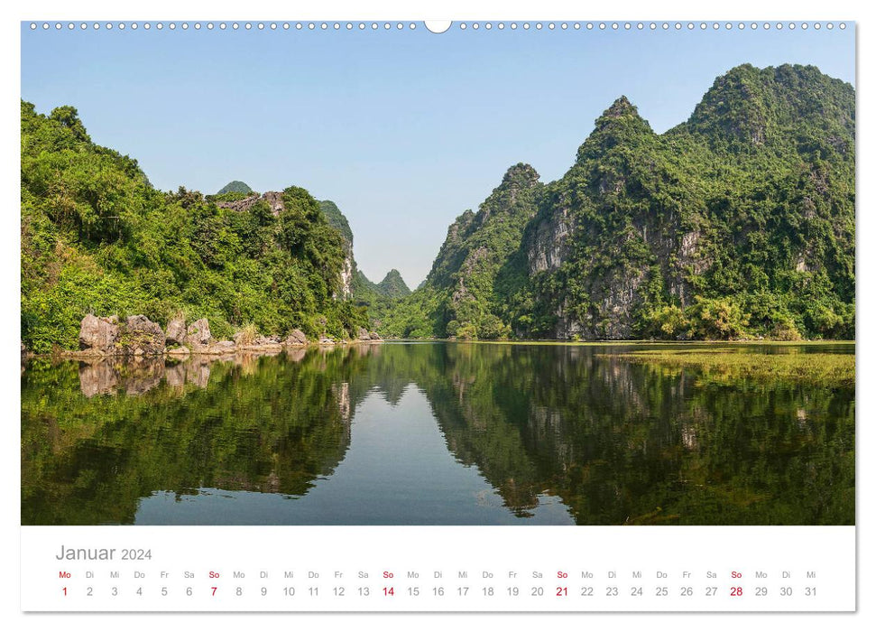 Vietnam - The North (CALVENDO Premium Wall Calendar 2024) 