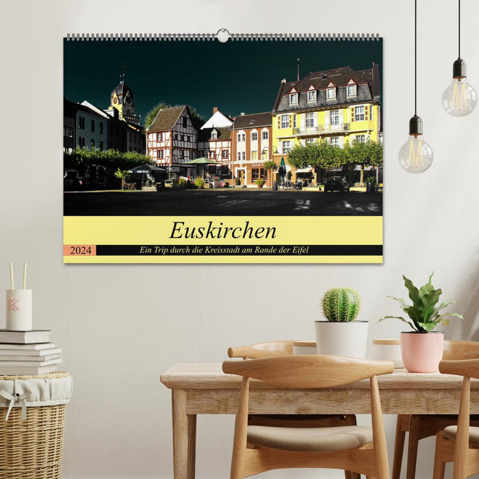 Euskirchen - A trip through the district town on the edge of the Eifel (CALVENDO wall calendar 2024) 