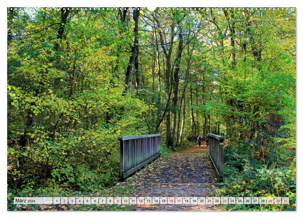 Euskirchen - A trip through the district town on the edge of the Eifel (CALVENDO wall calendar 2024) 