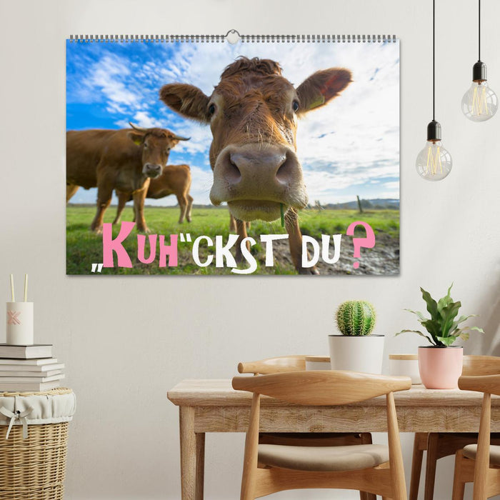 Êtes-vous vache? (Calendrier mural CALVENDO 2024) 