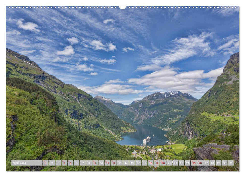 The colors of Norway (CALVENDO Premium Wall Calendar 2024) 