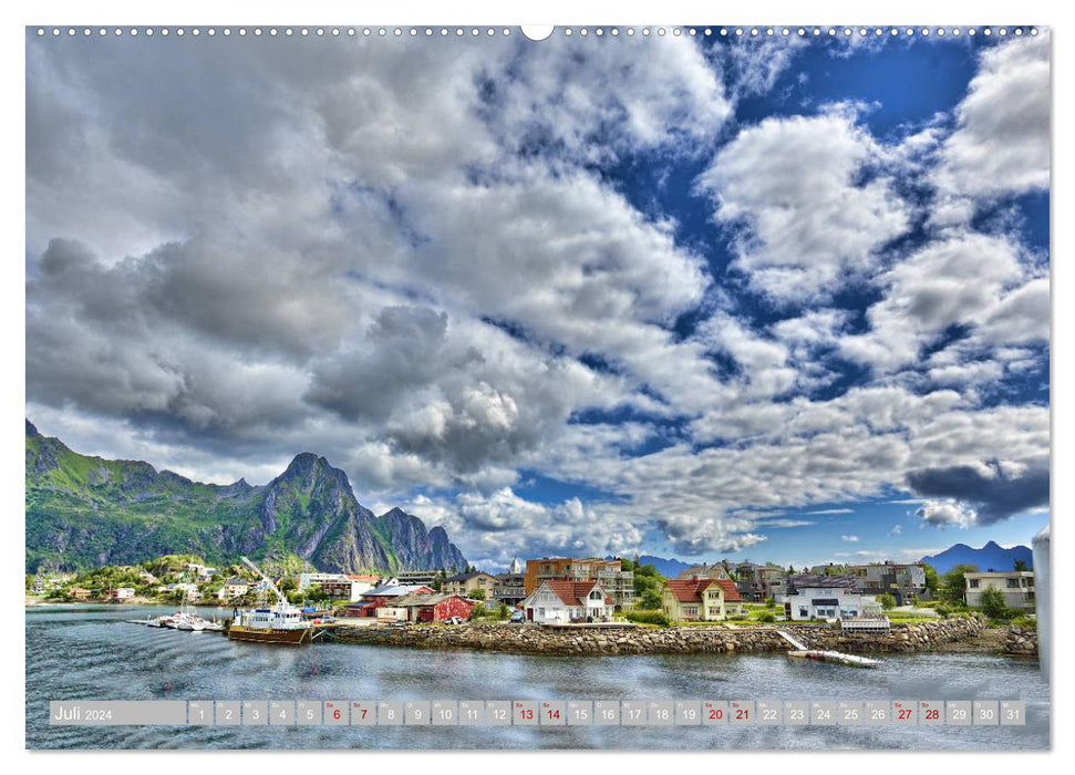 The colors of Norway (CALVENDO Premium Wall Calendar 2024) 