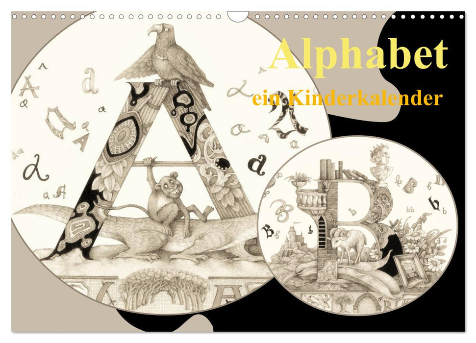 Alphabet. Ein Kinderkalender. (CALVENDO Wandkalender 2024)