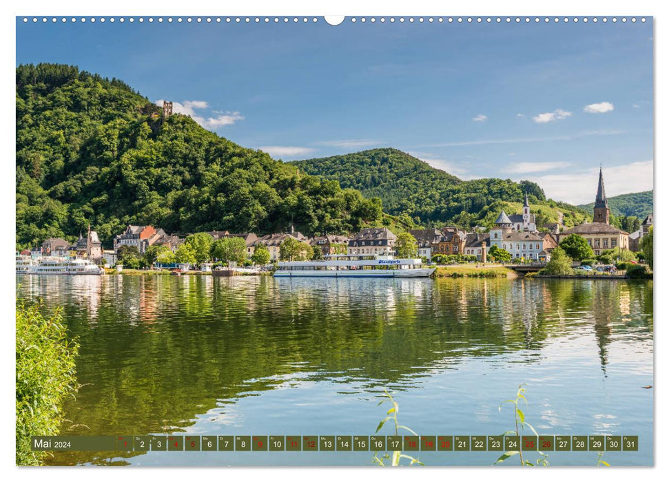 Paysages mosellans (Calendrier mural CALVENDO 2024) 