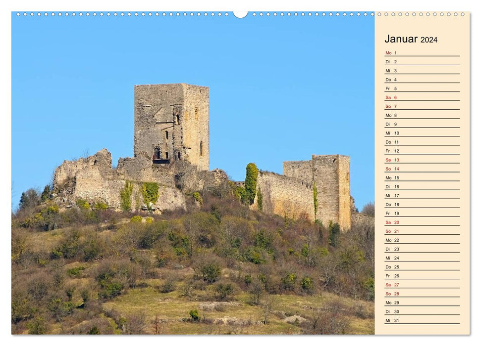 Corbières - Monts Cathares (Calendrier mural CALVENDO 2024) 