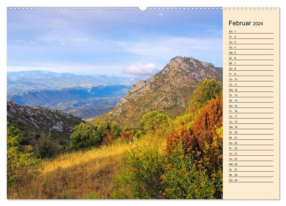 Corbieres - Bergland der Katharer (CALVENDO Wandkalender 2024)