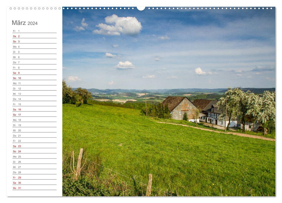 Sauerland - faszinierend schön (CALVENDO Premium Wandkalender 2024)