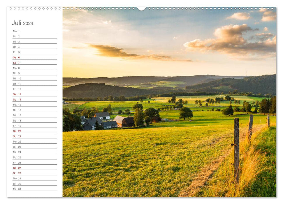 Sauerland - faszinierend schön (CALVENDO Premium Wandkalender 2024)