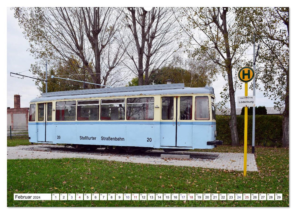 Tramways LOWA Naumburg-Gera-Staßfurt-Francfort/Oder (calendrier mural CALVENDO 2024) 