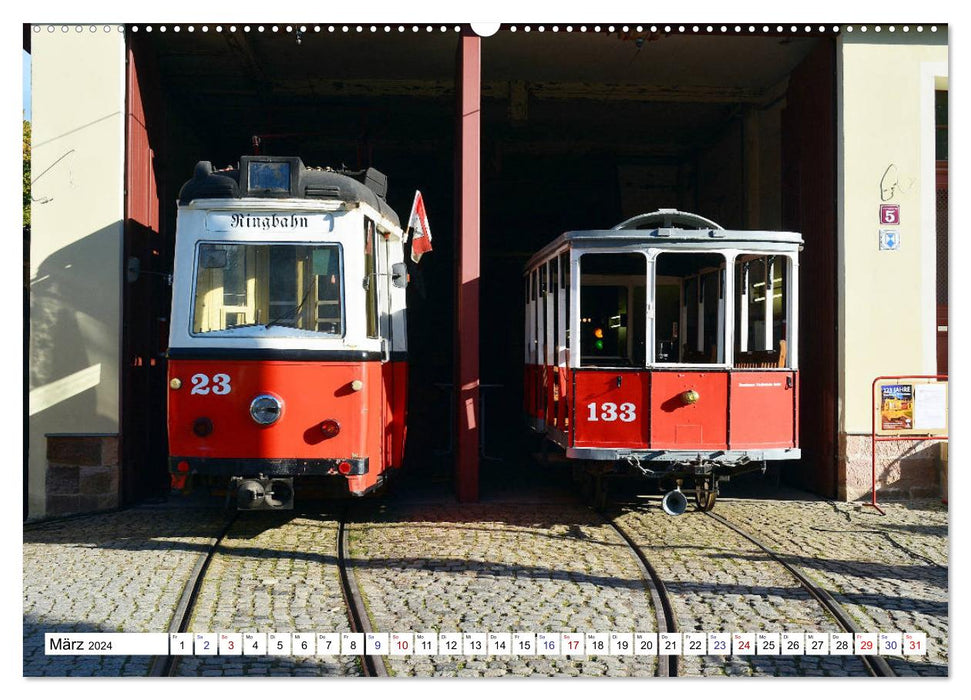 LOWA trams Naumburg-Gera-Staßfurt-Frankfurt/Oder (CALVENDO wall calendar 2024) 