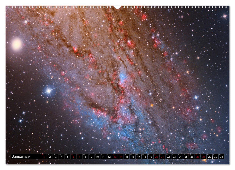 Wonders of the Universe (CALVENDO Premium Wall Calendar 2024) 