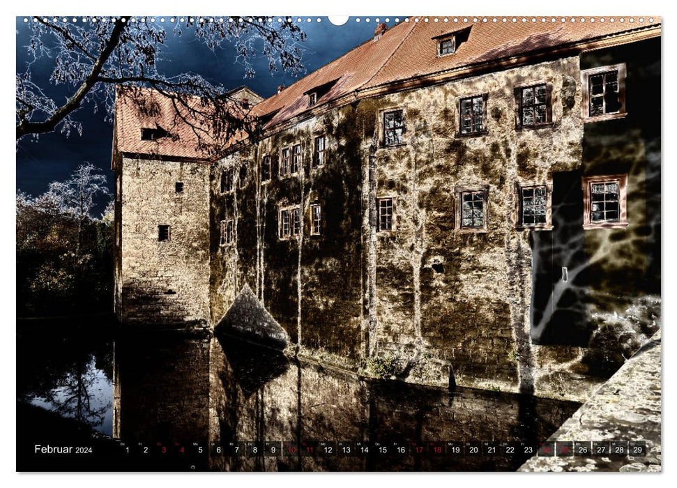 Castles - Mysterious Middle Ages (CALVENDO Premium Wall Calendar 2024) 