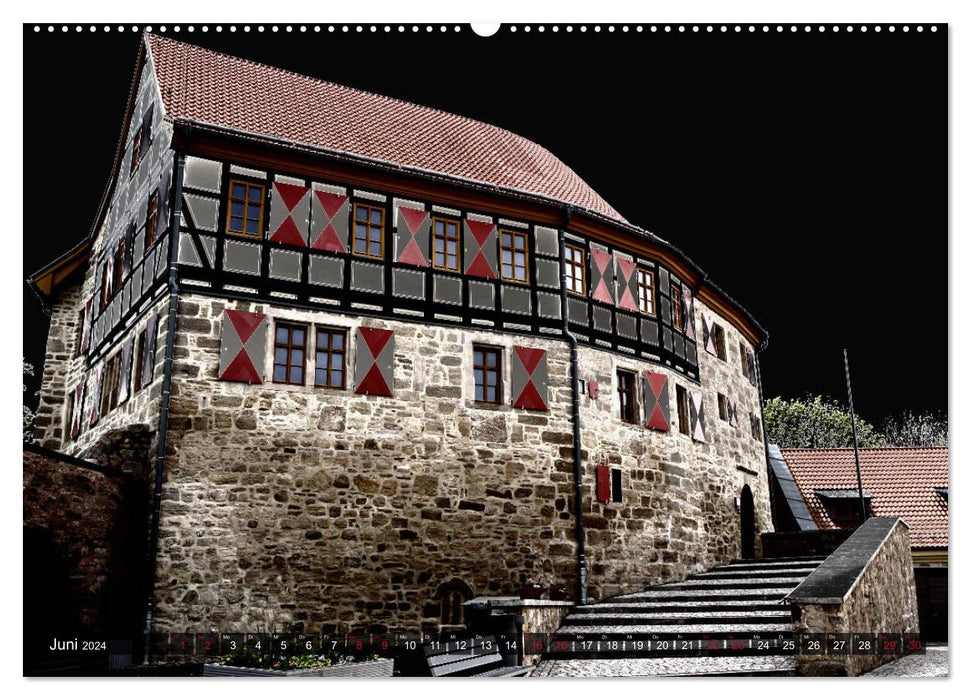 Castles - Mysterious Middle Ages (CALVENDO Premium Wall Calendar 2024) 