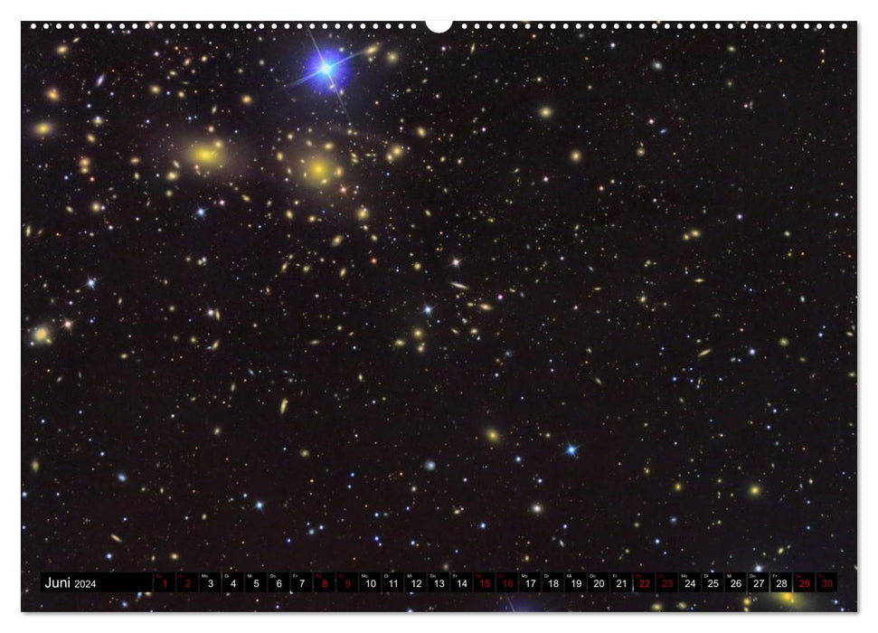 Galaxien des Nordhimmels (CALVENDO Premium Wandkalender 2024)