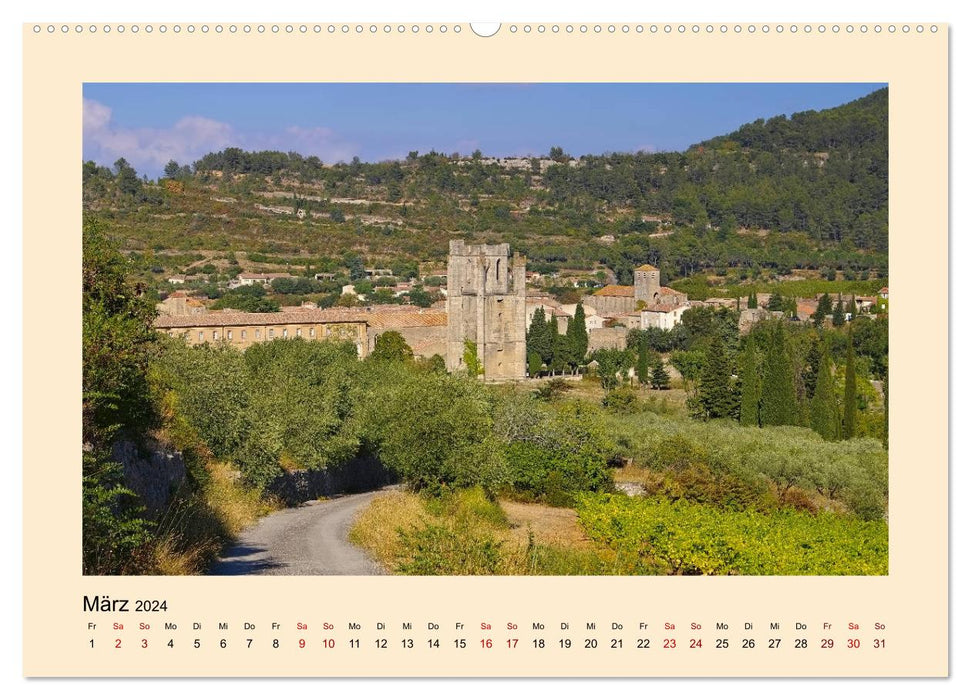 Corbieres - Cathar Mountains (CALVENDO Premium Wall Calendar 2024) 