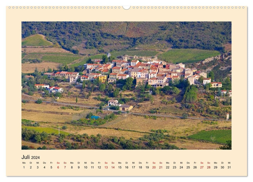 Corbieres - Bergland der Katharer (CALVENDO Premium Wandkalender 2024)