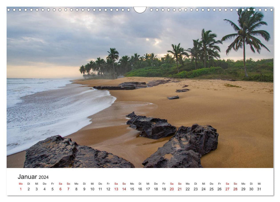 Eine Reise durch Ghana (CALVENDO Wandkalender 2024)