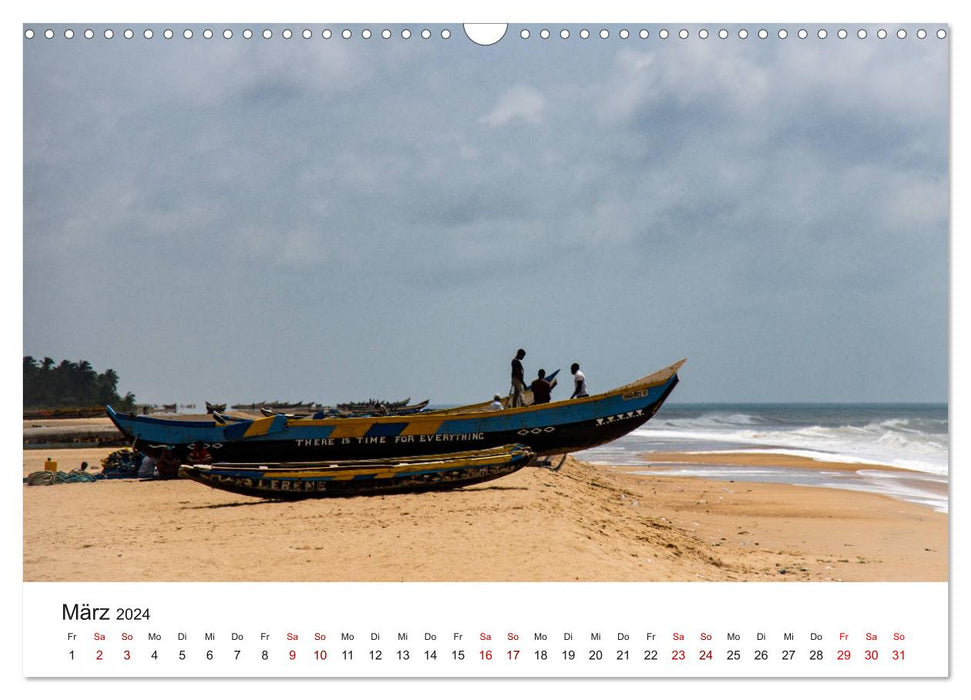 A journey through Ghana (CALVENDO wall calendar 2024) 