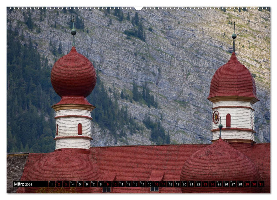 Alpenglück - Berchtesgaden National Park (CALVENDO Premium Wall Calendar 2024) 