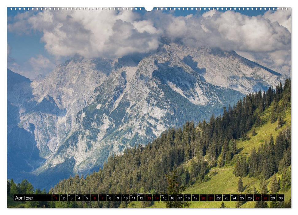 Alpenglück - Berchtesgaden National Park (CALVENDO Premium Wall Calendar 2024) 