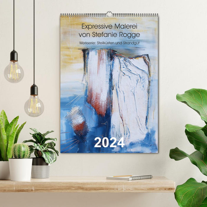 Expressive Malerei von Stefanie Rogge (CALVENDO Wandkalender 2024)