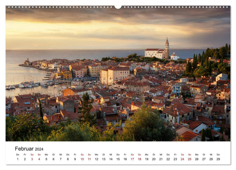 Countries of the Adriatic (CALVENDO Premium Wall Calendar 2024) 