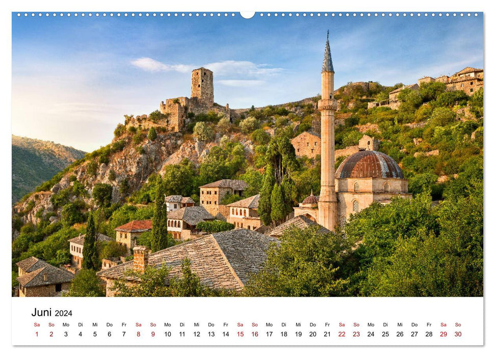Countries of the Adriatic (CALVENDO Premium Wall Calendar 2024) 