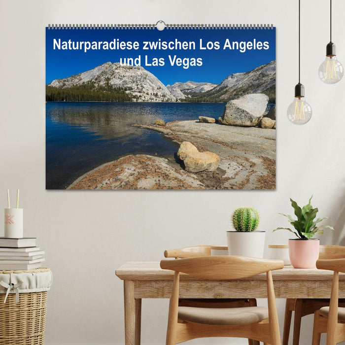 Natural paradises between Los Angeles and Las Vegas (CALVENDO wall calendar 2024) 