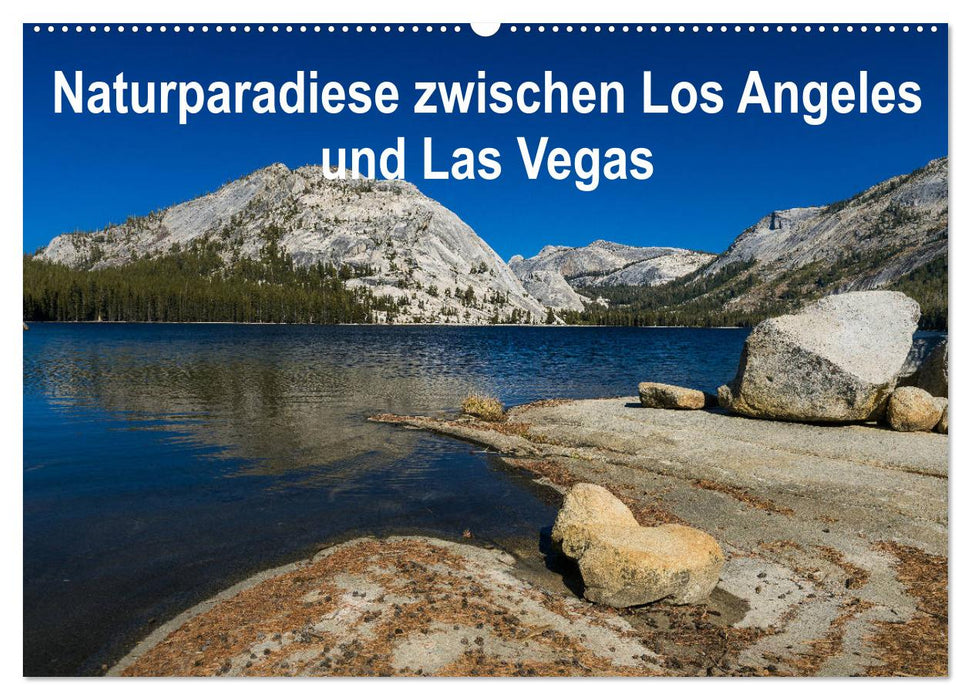 Paradis naturels entre Los Angeles et Las Vegas (Calendrier mural CALVENDO 2024) 
