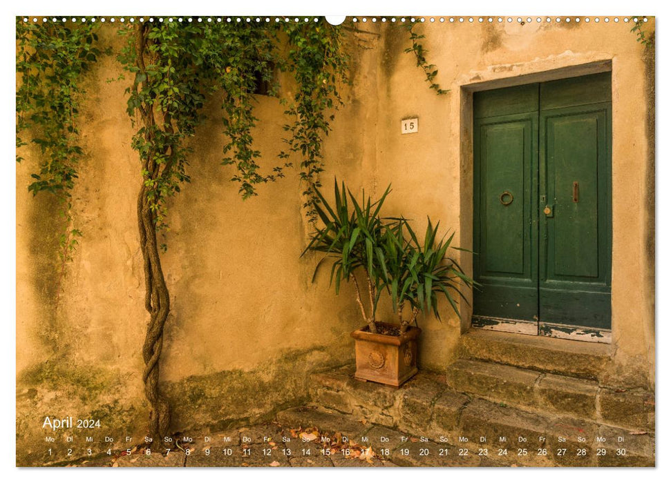 Vues de rêve de la Toscane - lumière, campagne, vie (calendrier mural CALVENDO 2024) 