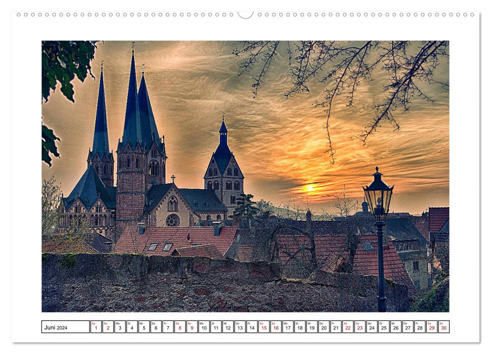 Marienkirche Gelnhausen (CALVENDO Premium Wandkalender 2024)