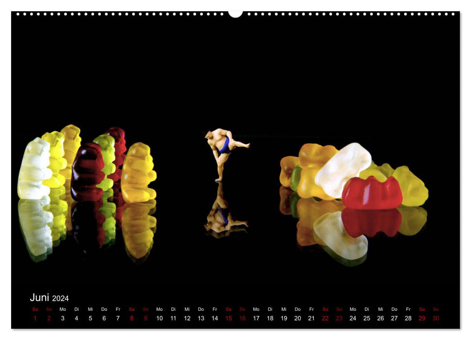 Das Alltagsleben der Minis (CALVENDO Premium Wandkalender 2024)