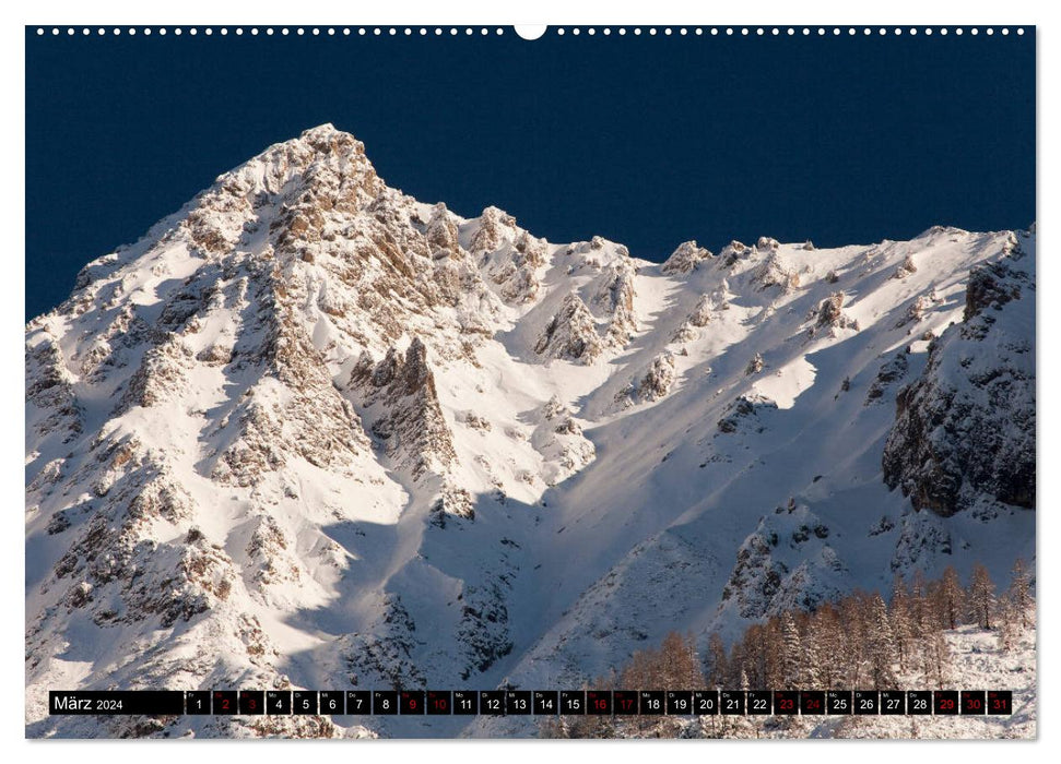 Danse des ombres en montagne (Calendrier mural CALVENDO 2024) 